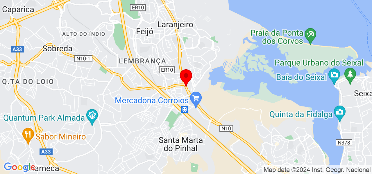 Helgris - Setúbal - Seixal - Mapa
