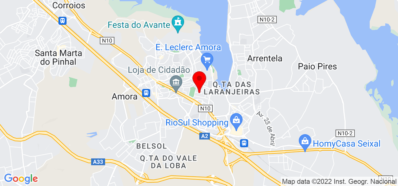 Vitor Pegas - Setúbal - Seixal - Mapa