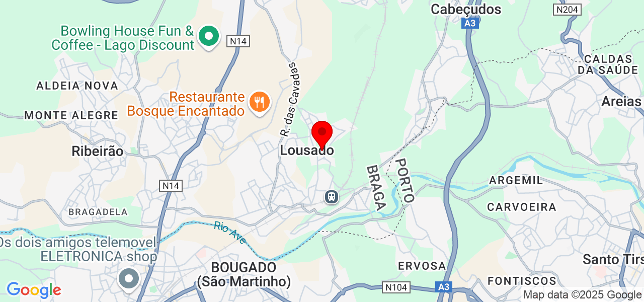 Ana Sousa - Braga - Vila Nova de Famalicão - Mapa