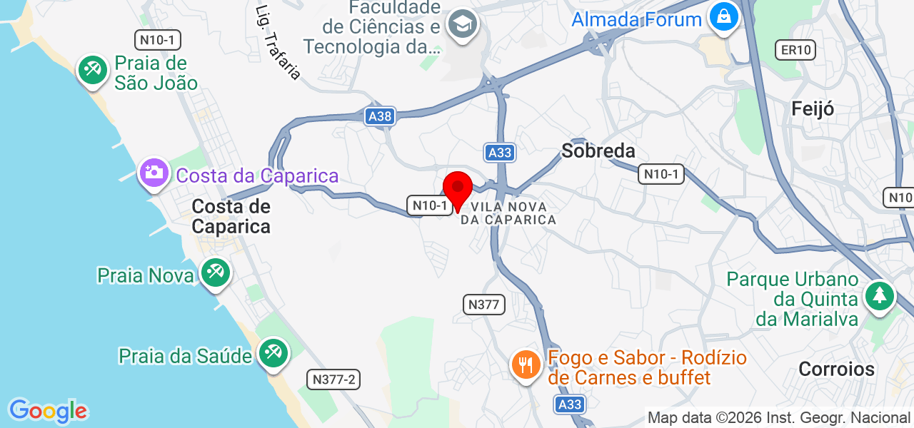 HomeFix PT - Setúbal - Almada - Mapa