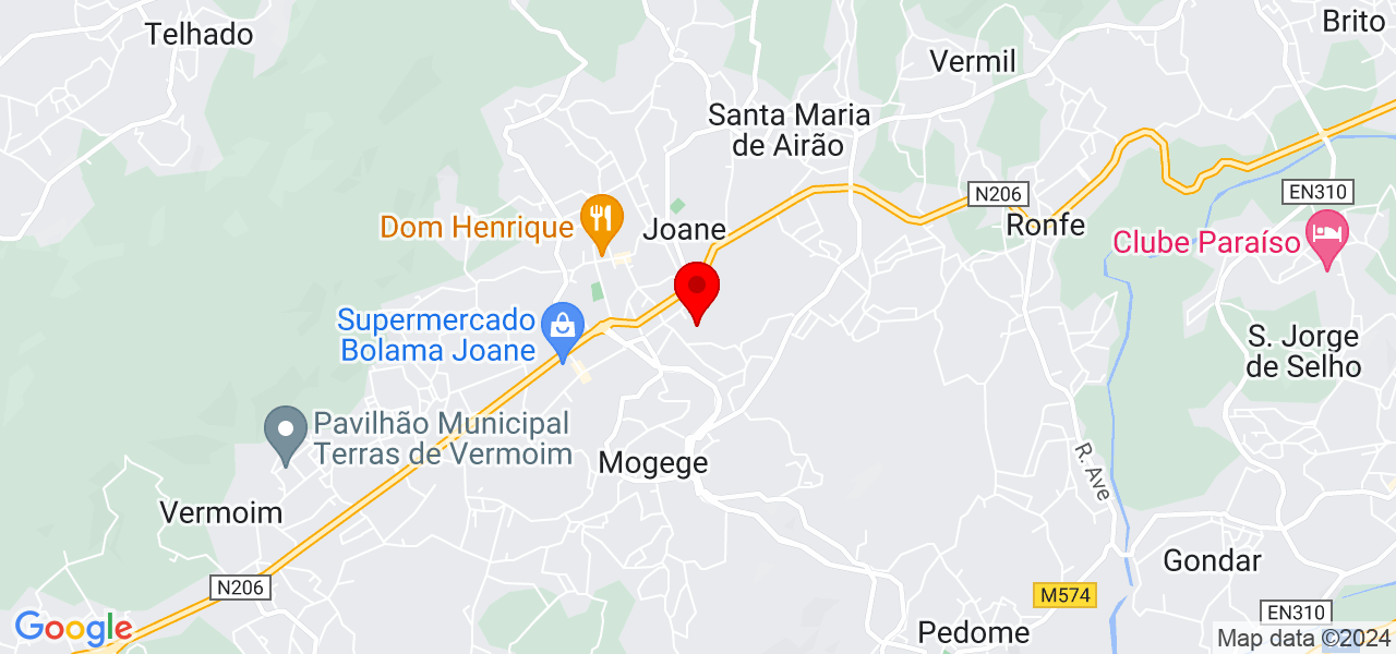 Rui Faria - Braga - Vila Nova de Famalicão - Mapa