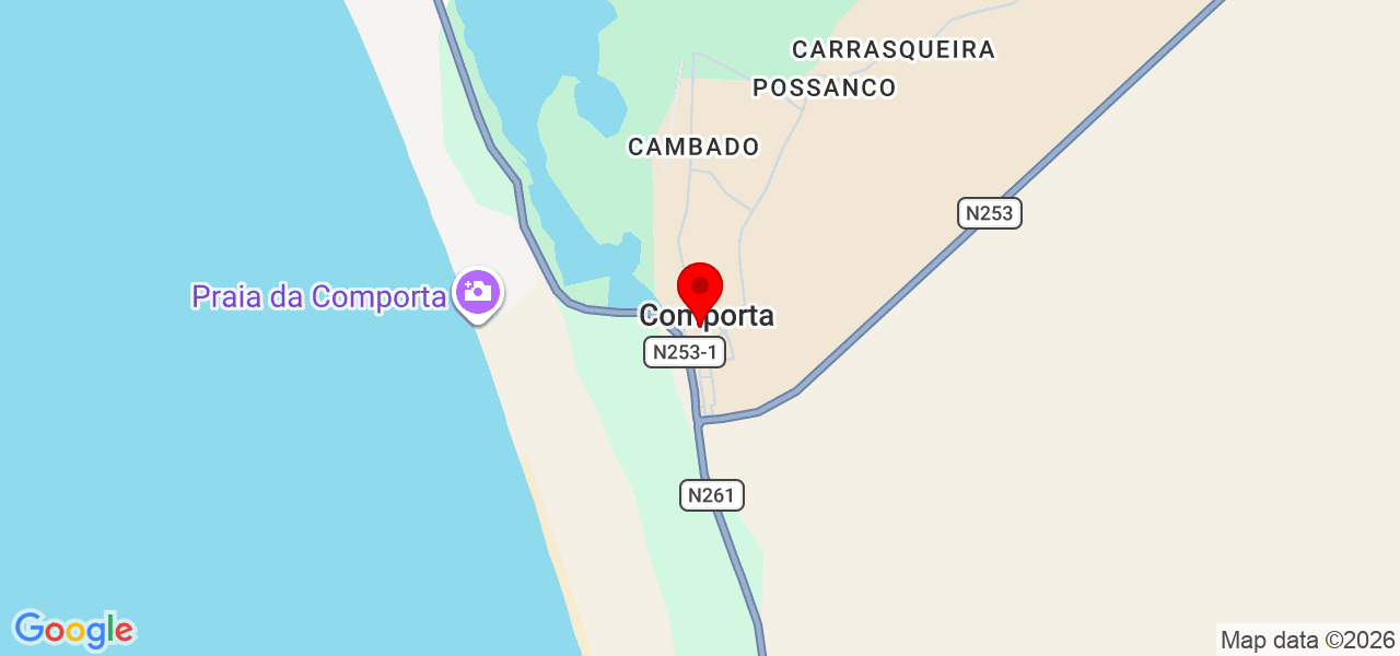 Silva - Setúbal - Alcácer do Sal - Map