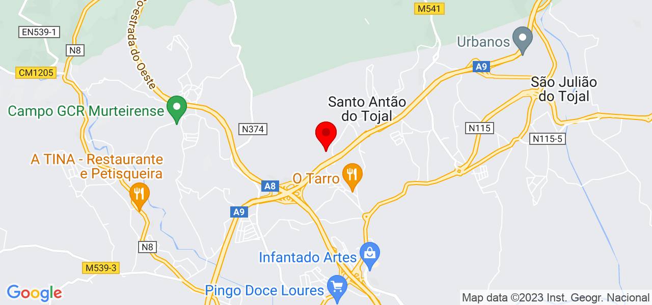 Margarida Feliciano - Lisboa - Loures - Mapa