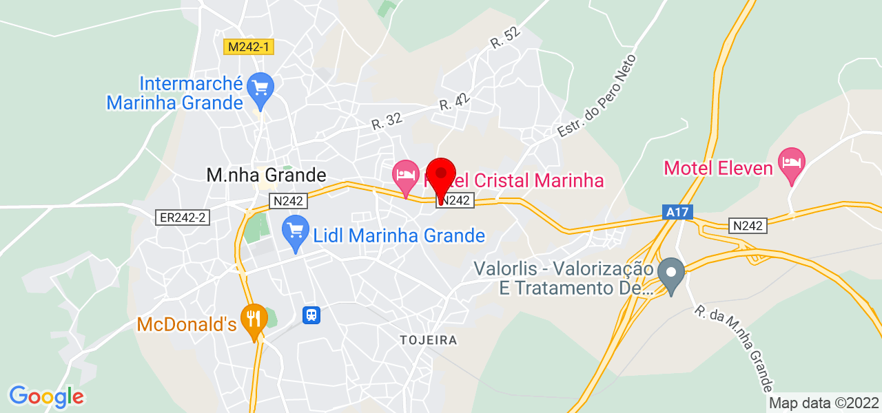 Tec.M&aacute;quina de lavar - Leiria - Marinha Grande - Mapa