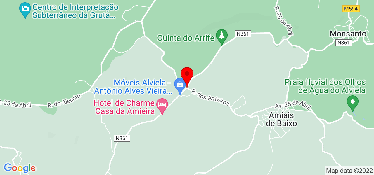 Ângela Rodrigues - Santarém - Santarém - Mapa