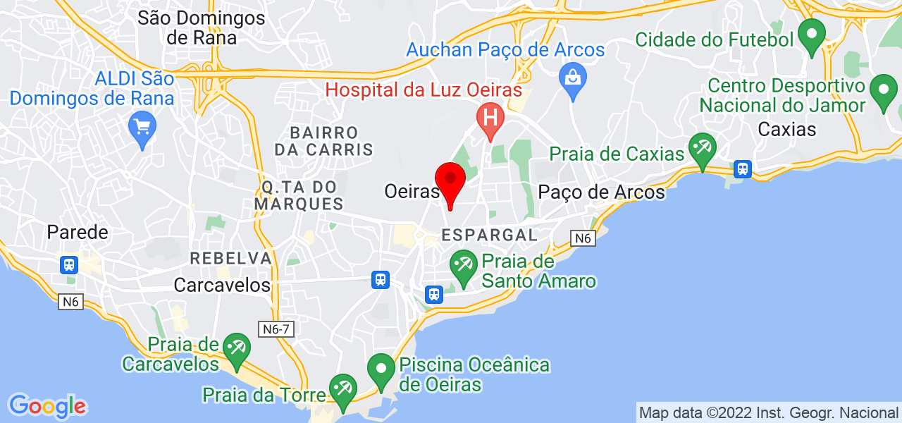 Robson Pereira - Lisboa - Oeiras - Mapa
