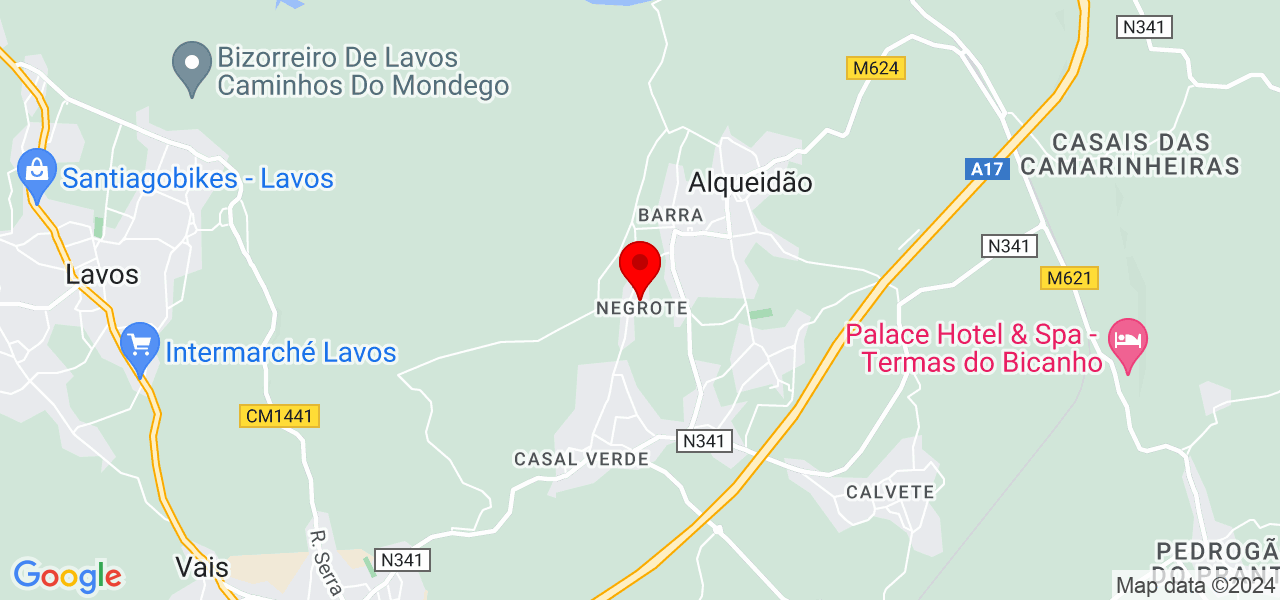 Aleksandr - Coimbra - Figueira da Foz - Mapa