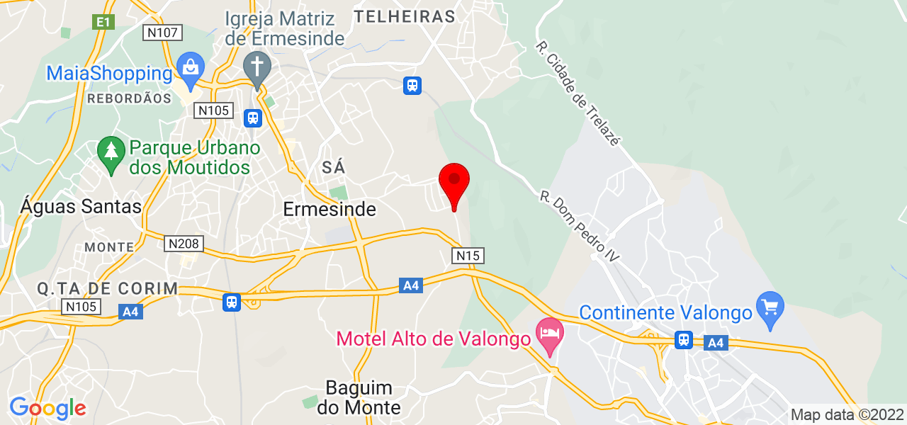 Virgilio pinto - Porto - Valongo - Mapa
