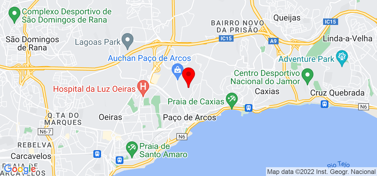 Eva Queiroz - Lisboa - Oeiras - Mapa