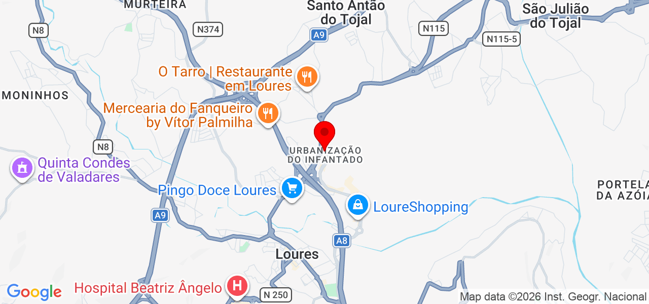 Cris Felix - Lisboa - Loures - Map