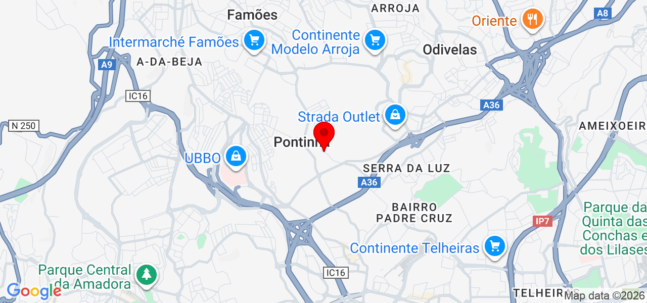 Larissa Santana - Lisboa - Odivelas - Karte