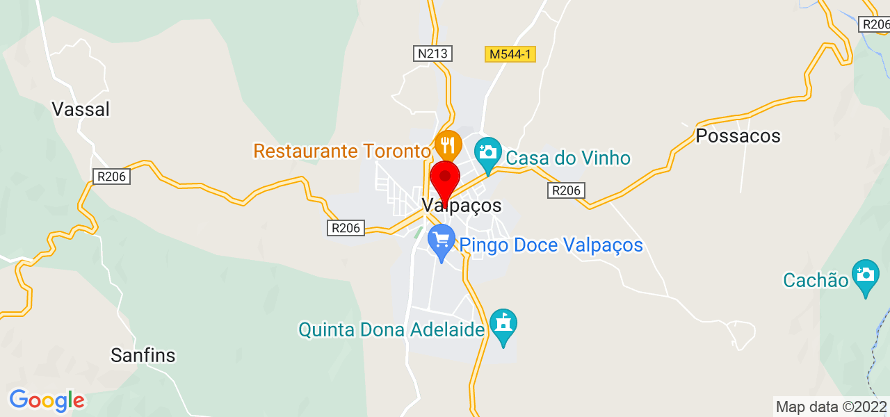 Start to Fly - Consulting - Vila Real - Valpaços - Mapa