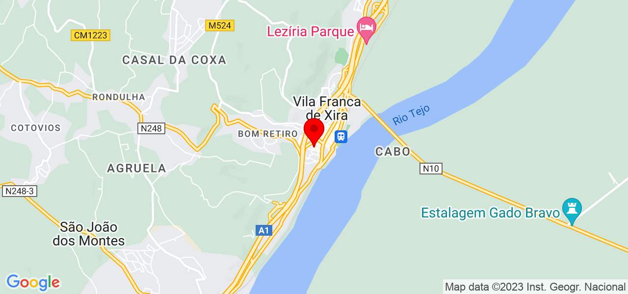 Markezía - Lisboa - Vila Franca de Xira - Karte