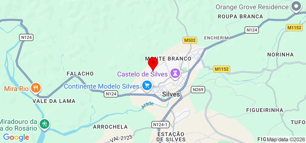 Energy Nunes - Faro - Silves - Mapa