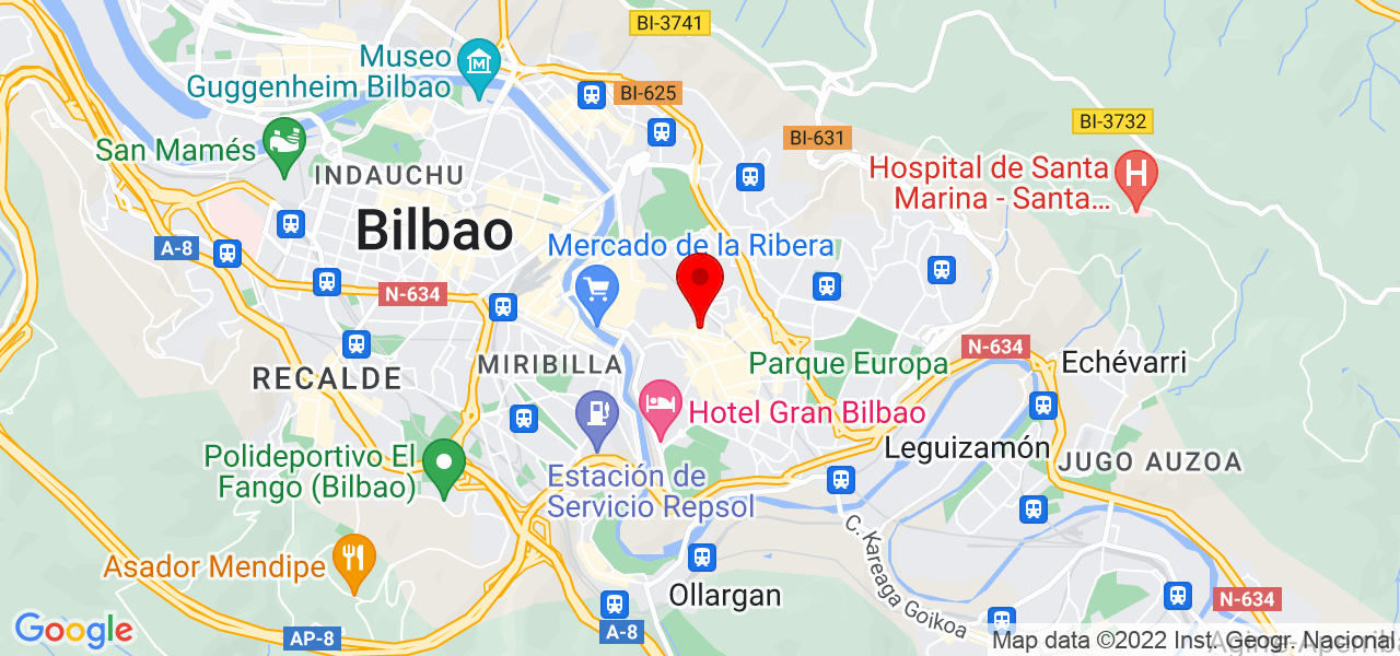 RollitoAcustico - País Vasco - Bilbao - Mapa