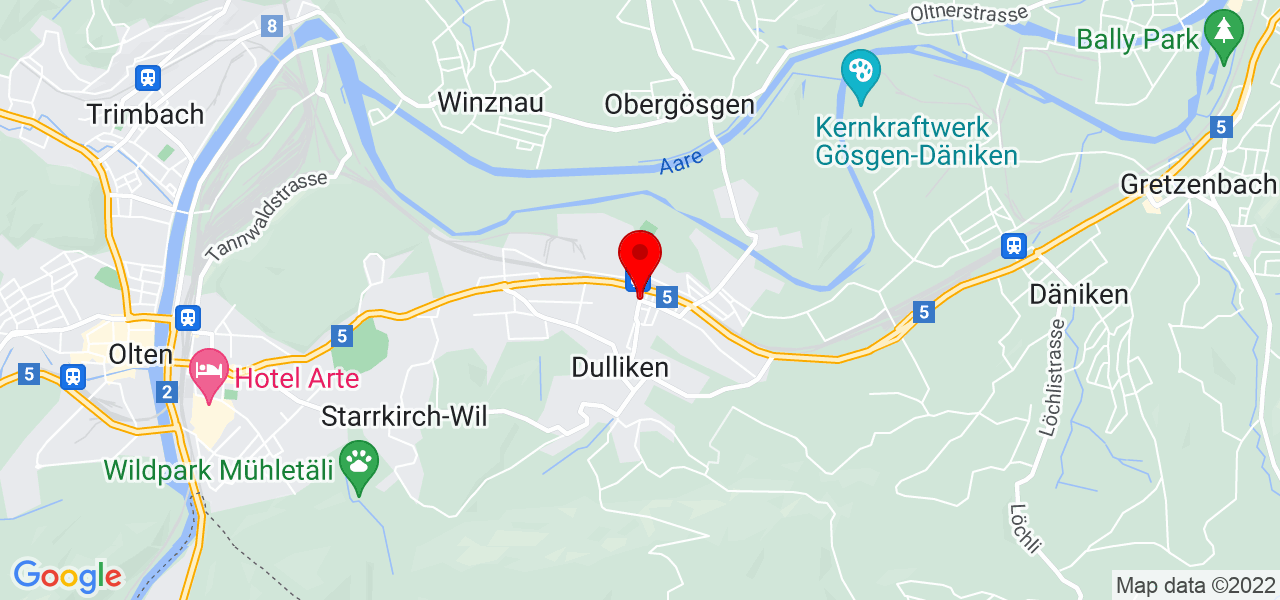 Photography Berger - Solothurn - Dulliken - Karte