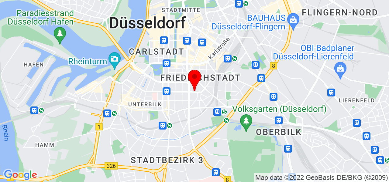 VH- Service - Nordrhein-Westfalen - Düsseldorf - Karte