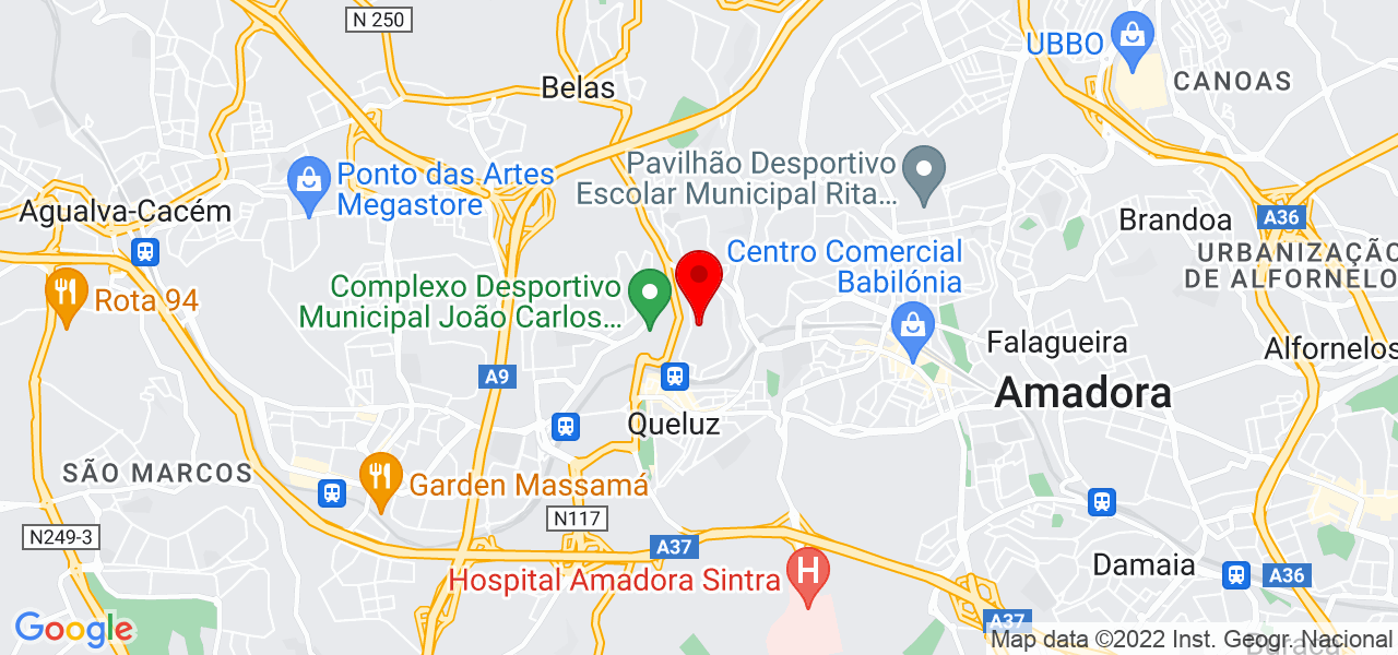 Grazelimp - Lisboa - Sintra - Map