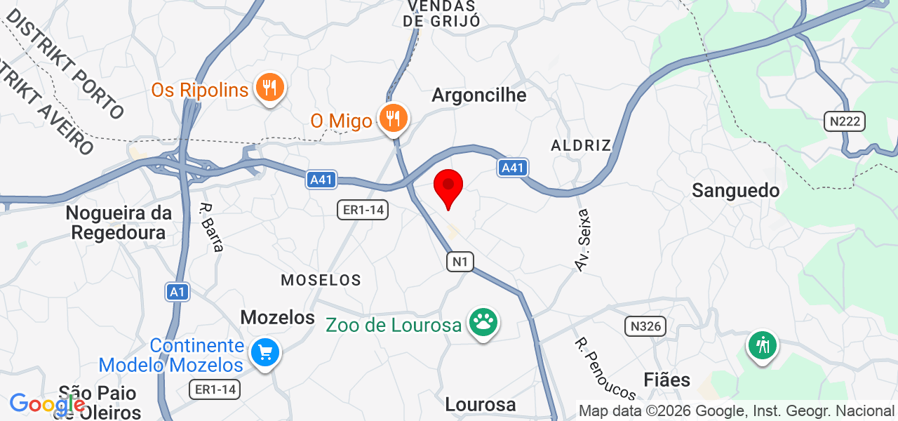 Nobrecom - Aveiro - Santa Maria da Feira - Map
