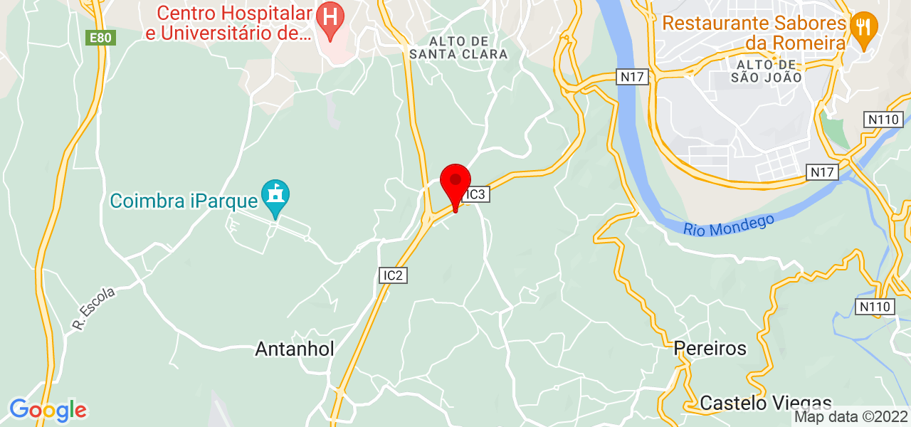 Patr&iacute;cia Almeida - Coimbra - Coimbra - Mapa