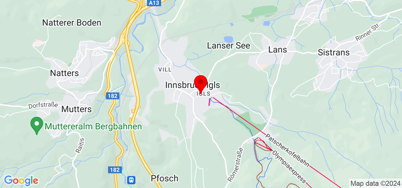 Amanazo - Tirol - Innsbruck - Karte