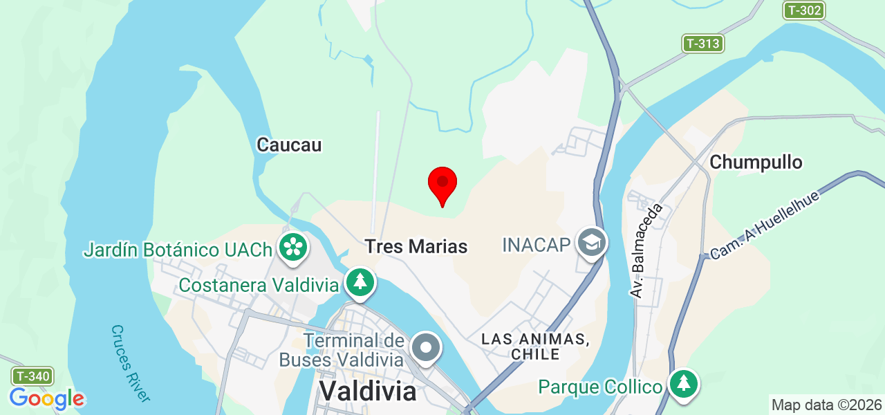 José Monsalve - Los Ríos - Valdivia - Mapa