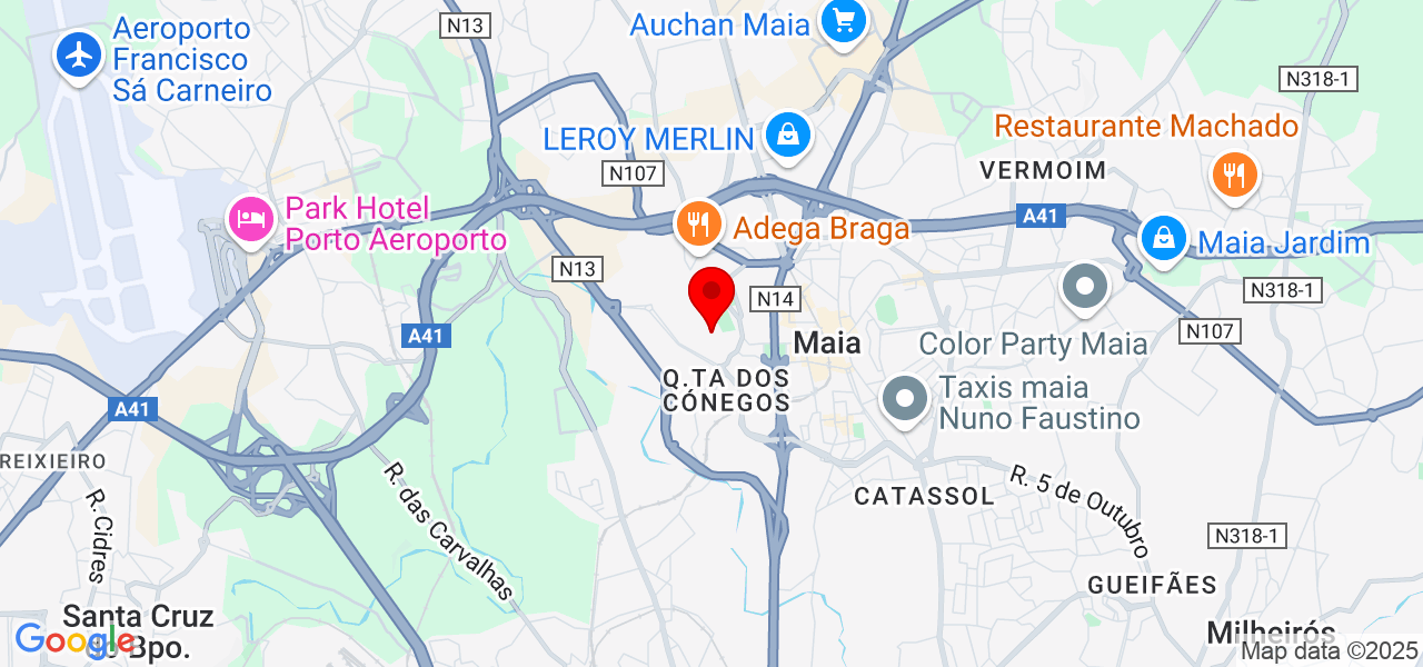 Claudia - Porto - Maia - Mapa