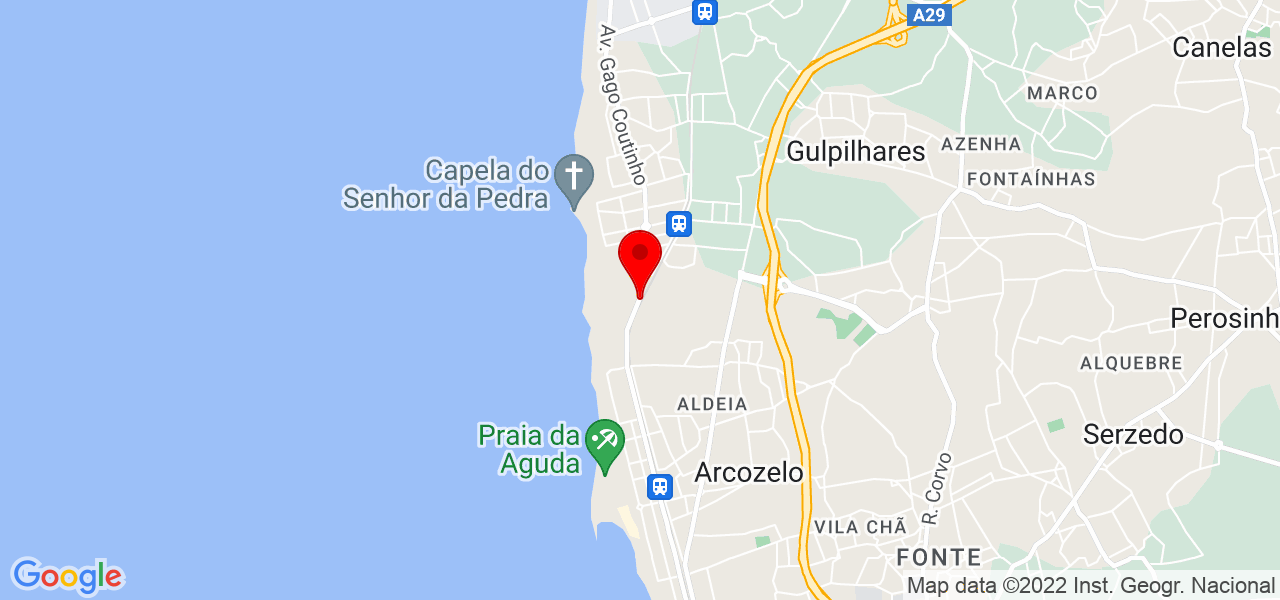 Eduarda Coimbra - Porto - Vila Nova de Gaia - Mapa