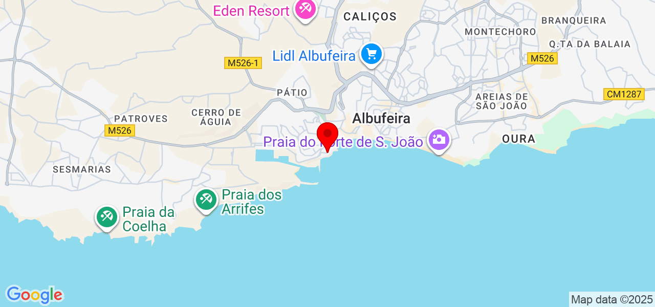 Sylvieh - Faro - Albufeira - Mapa