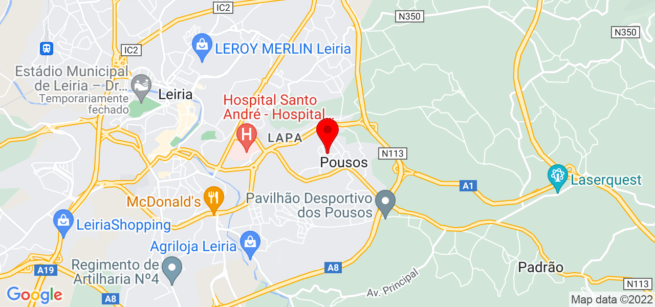 Nair Cassariego - Leiria - Leiria - Mapa