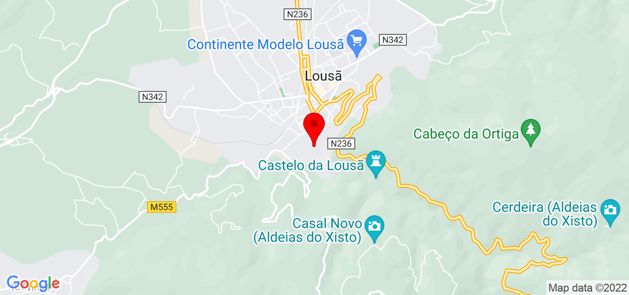 Manuela Raimundo - Coimbra - Lousã - Map
