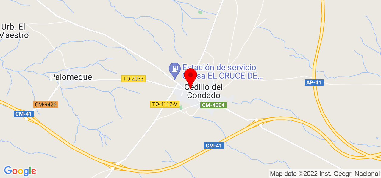 Diana - Castilla-La Mancha - Cedillo del Condado - Mapa