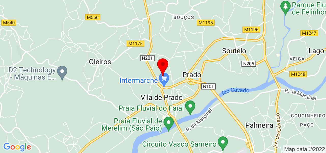Leonel - Braga - Vila Verde - Mapa