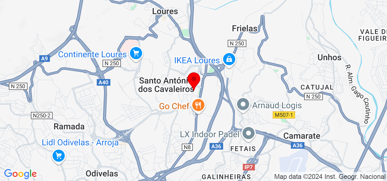 vZero - Solu&ccedil;&otilde;es IT - Lisboa - Loures - Map
