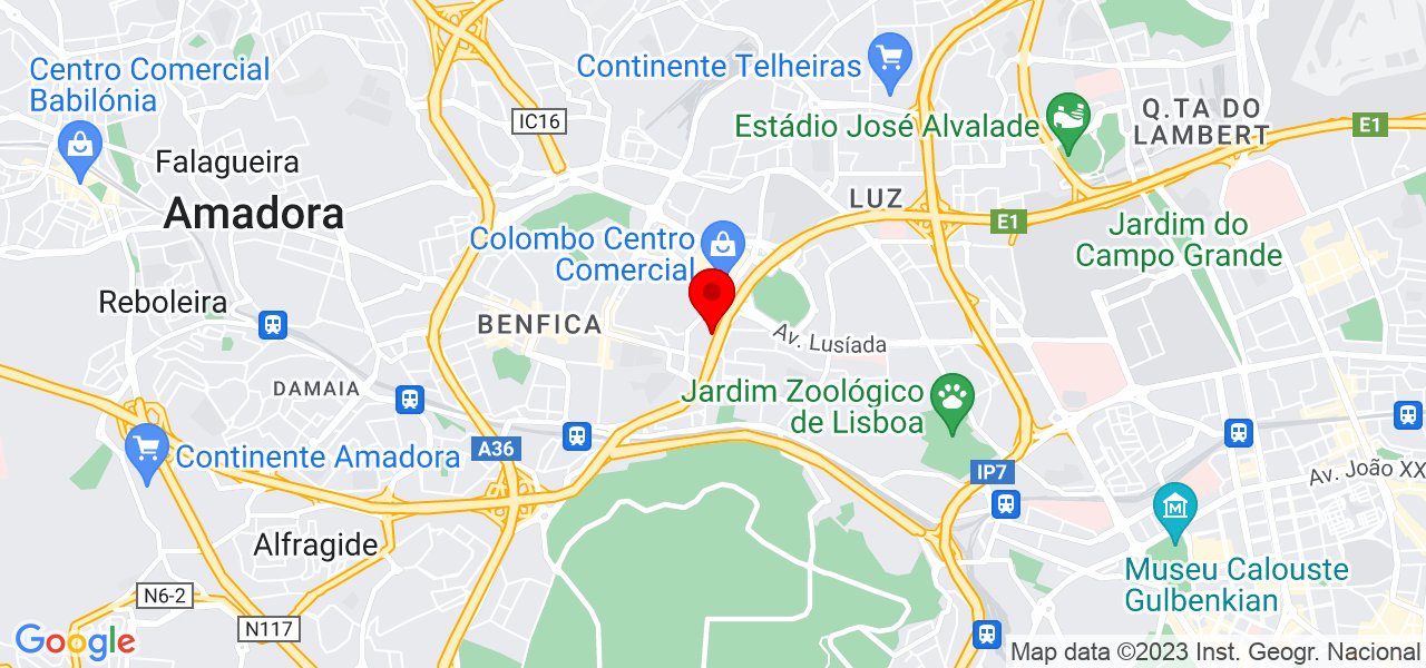 Cicero Cunha dos Santos - Lisboa - Lisboa - Mapa