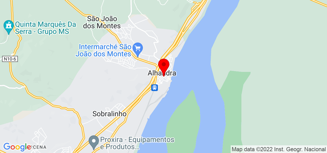 Kevia Santos - Lisboa - Vila Franca de Xira - Mapa