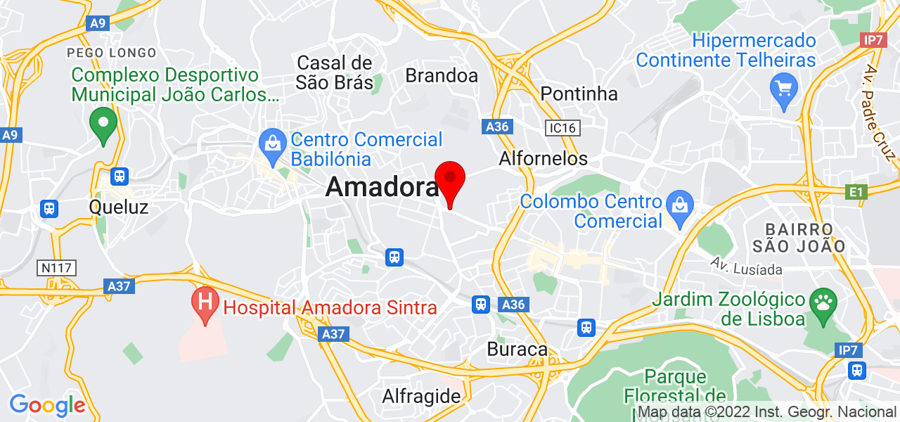 Yarmila - Lisboa - Amadora - Mapa