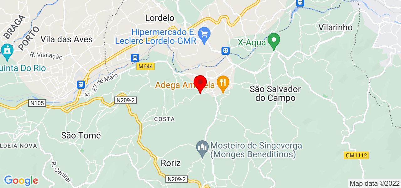 Diana - Porto - Santo Tirso - Mapa