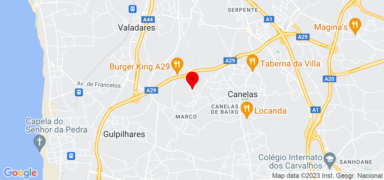 T&eacute;cnico de Caldeiras e Pichelaria - Porto - Vila Nova de Gaia - Mapa