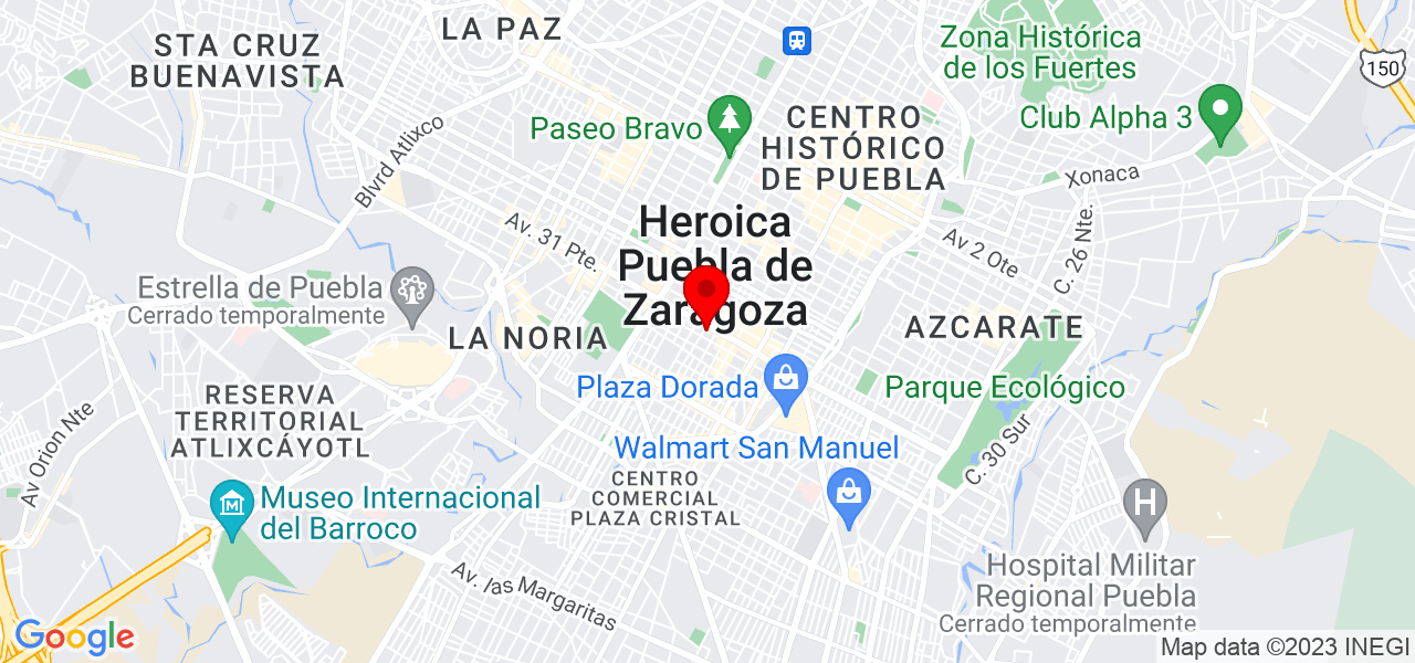 Laura Tela - Puebla - Puebla - Mapa