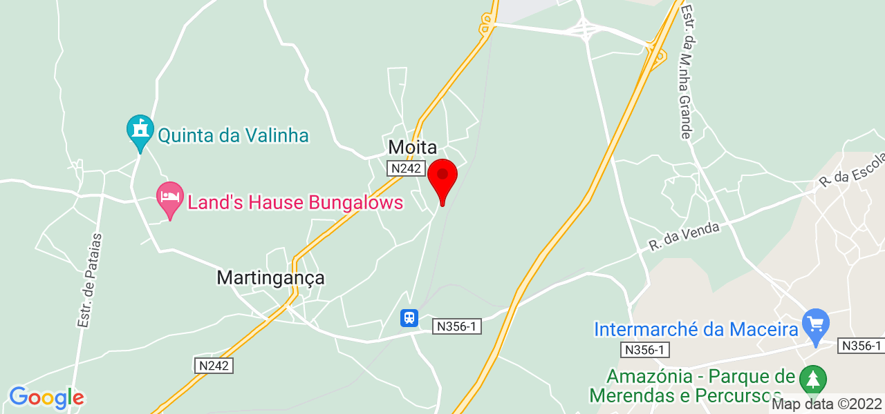 Antonio Varela - Leiria - Marinha Grande - Karte