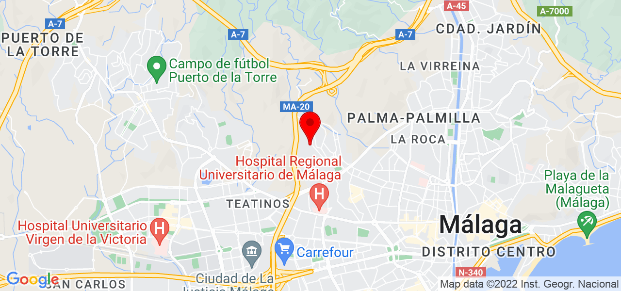 FIFA - Andalucía - Málaga - Mapa