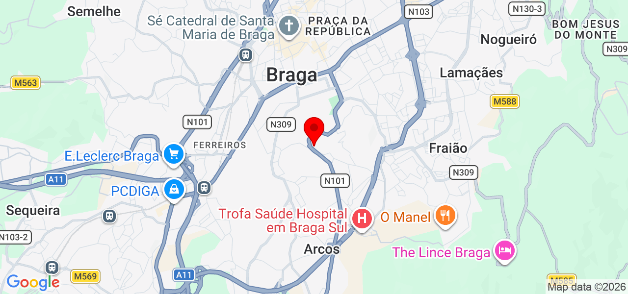 André Machado - Braga - Braga - Karte