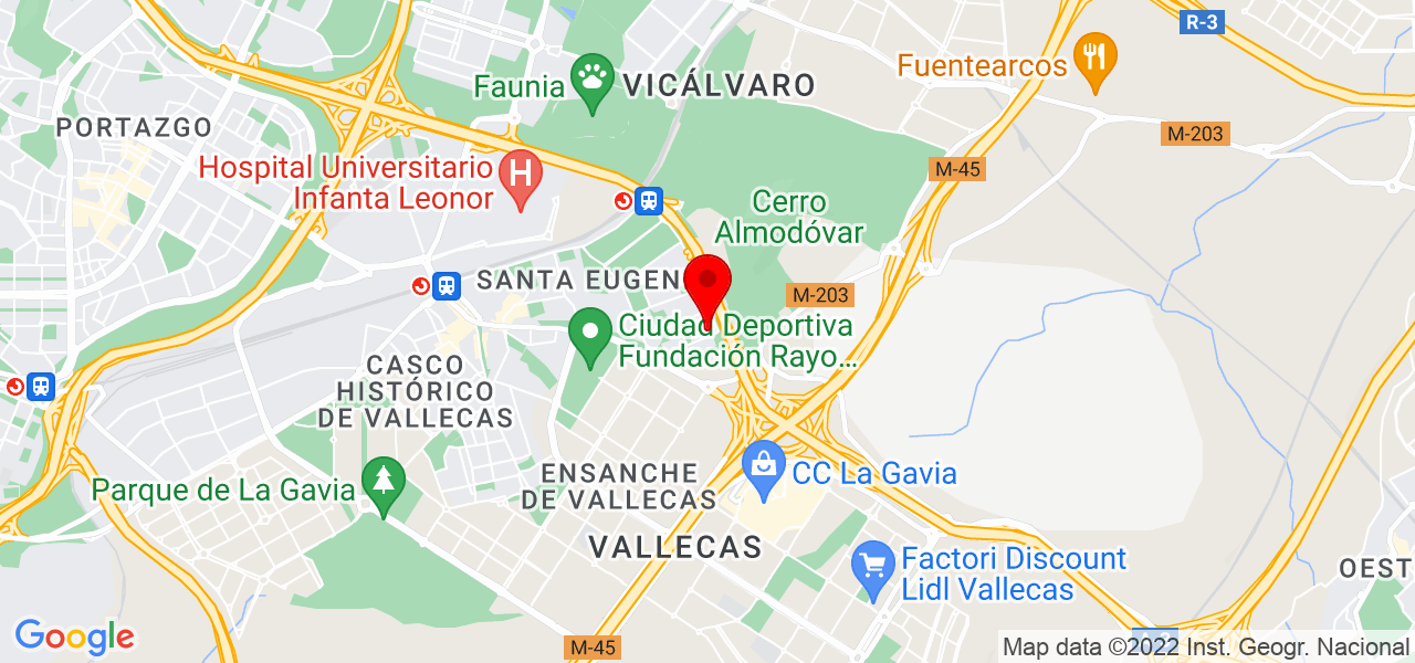 Freelance - Comunidad de Madrid - Madrid - Mapa