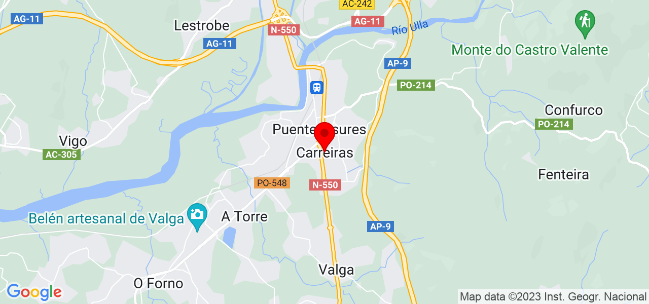 GALCEO DRONES - Galicia - Pontecesures - Mapa