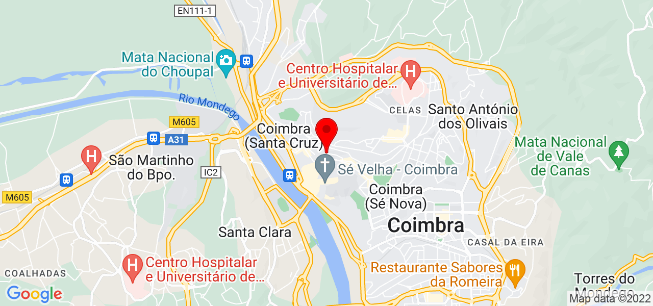 Drª Blezi Daiana - Coimbra - Coimbra - Mapa
