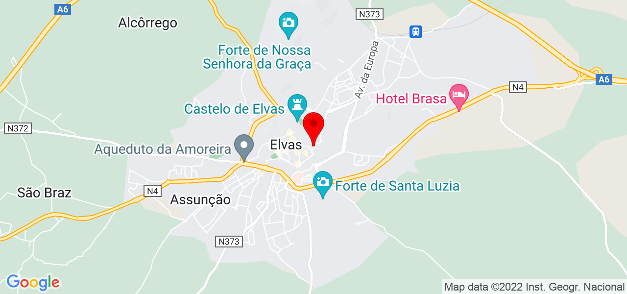 Teresa grilo - Portalegre - Elvas - Mapa