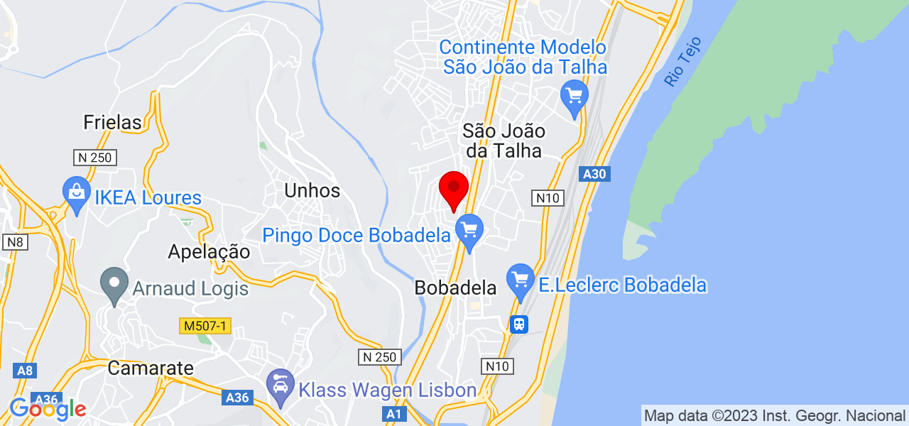 Cuidados para os seus em Casa - Lisboa - Loures - Mapa