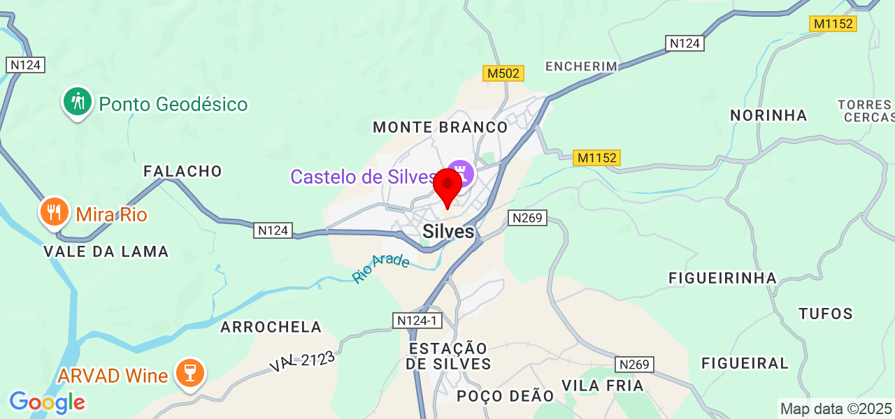 Mel - Faro - Silves - Carte