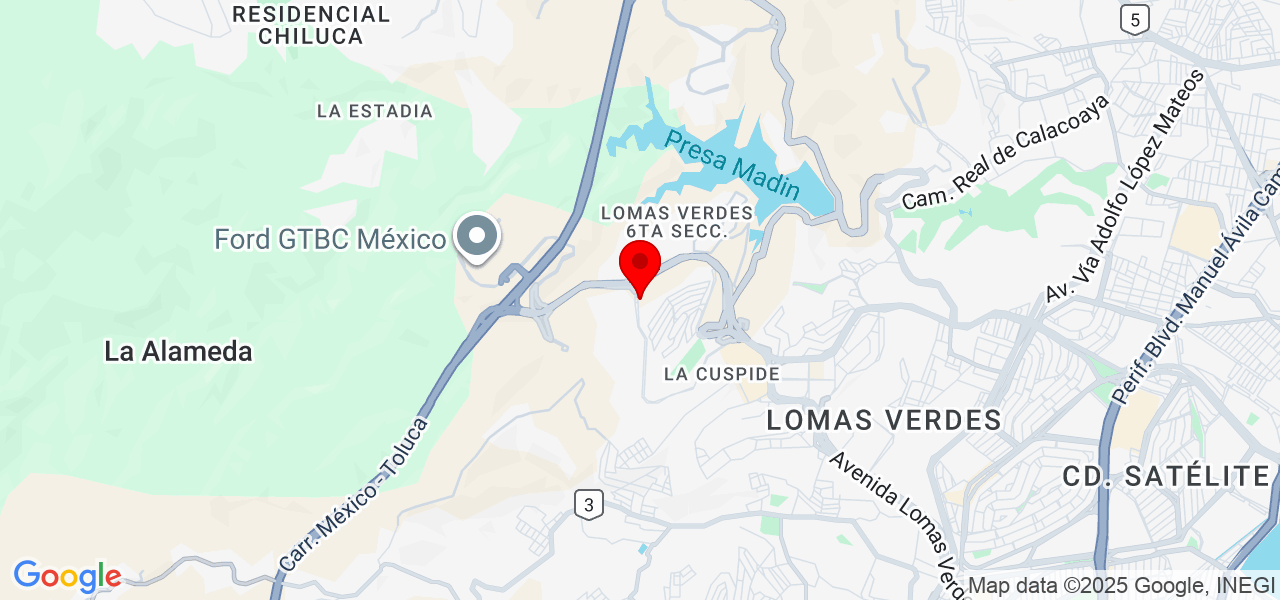 Daniel Bravo Serrano - México - Naucalpan de Juárez - Mapa